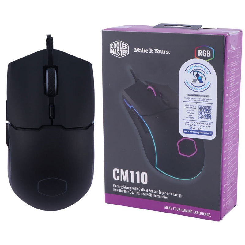 موس گیمینگ کولر مستر CM110