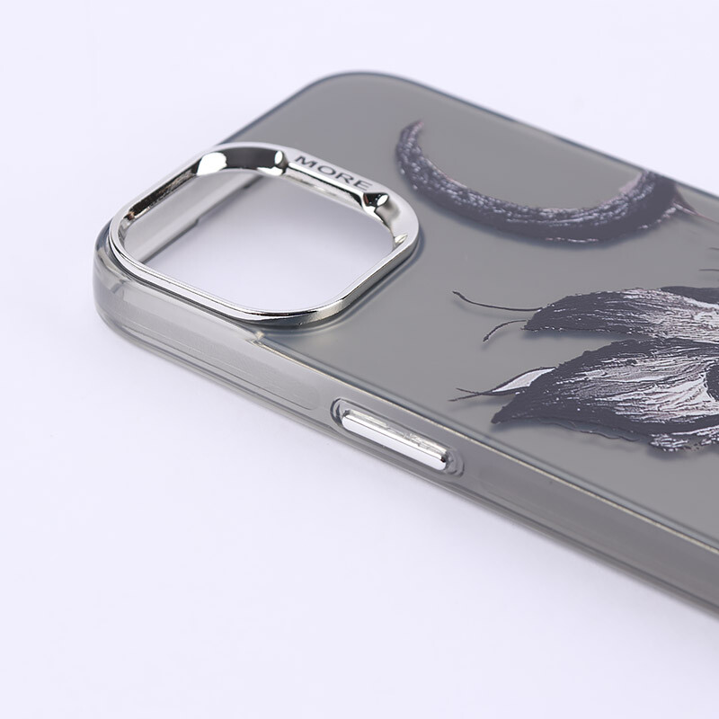 قاب PC More آیفون iPhone 13 / 14 طرح ماه و پروانه