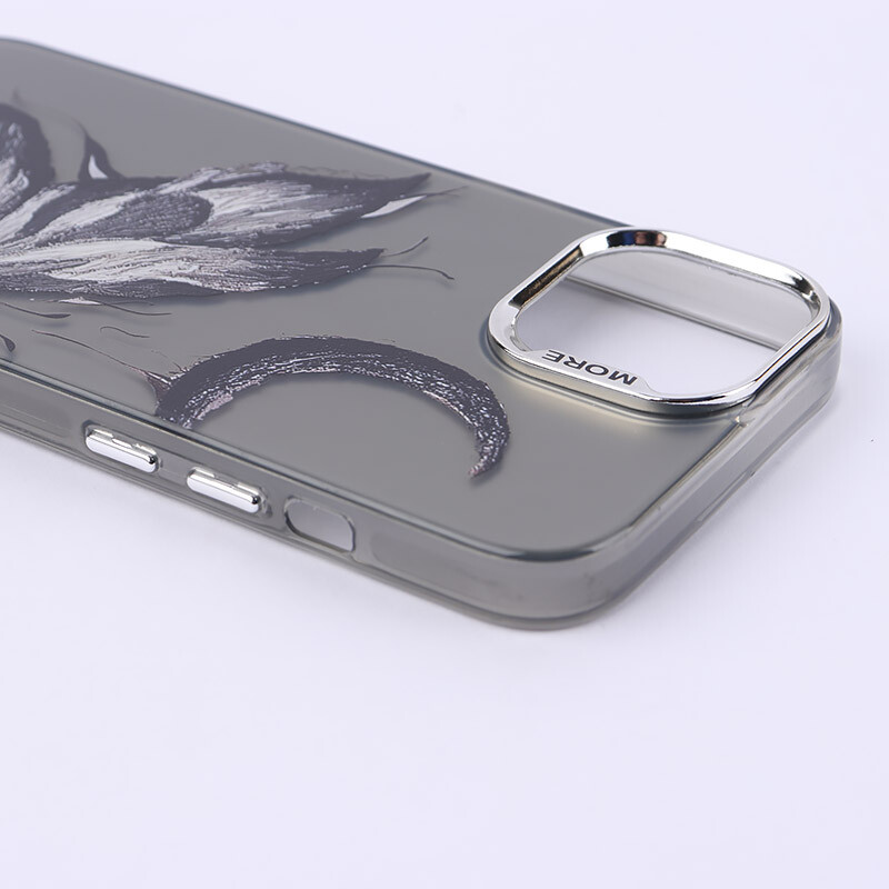 قاب PC More آیفون iPhone 13 / 14 طرح ماه و پروانه