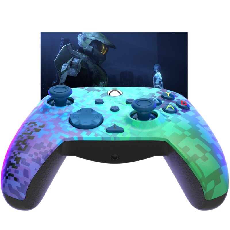 دسته بازی PDP Glitch Green XBOX Series X/S/PC