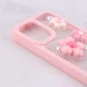 قاب اکلیلی آیفون iPhone 12 / 12 Pro نرگس صورتی برجسته