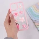 قاب اکلیلی آیفون iPhone 12 / 12 Pro نرگس صورتی برجسته