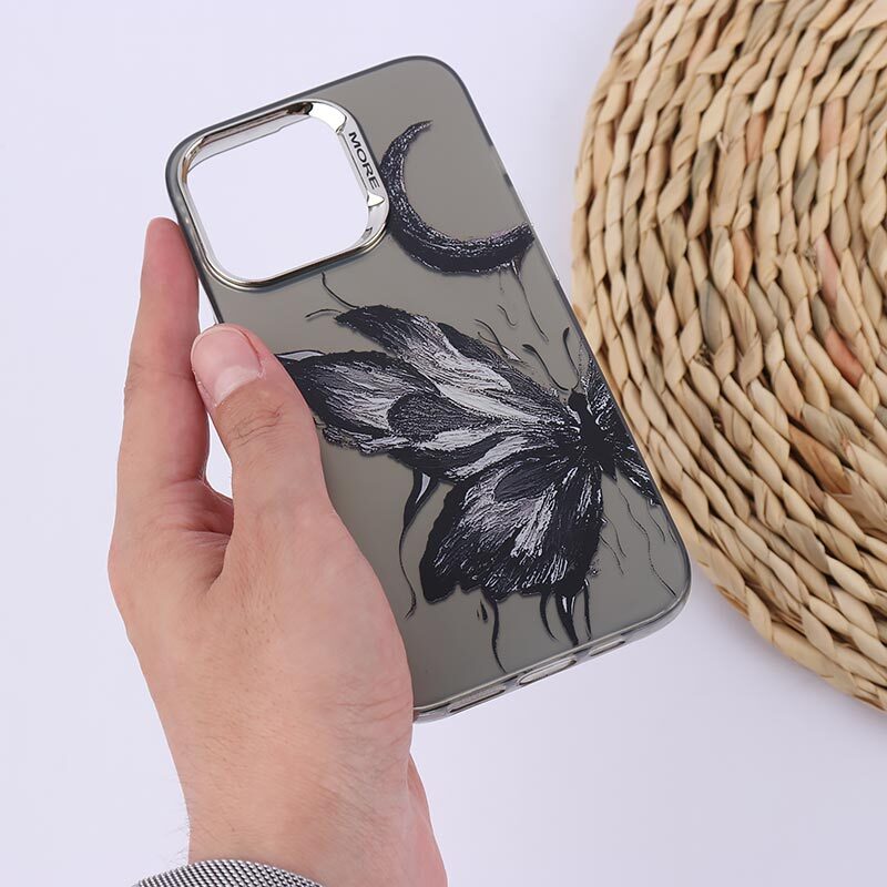 قاب PC More آیفون iPhone 13 Pro طرح ماه و پروانه