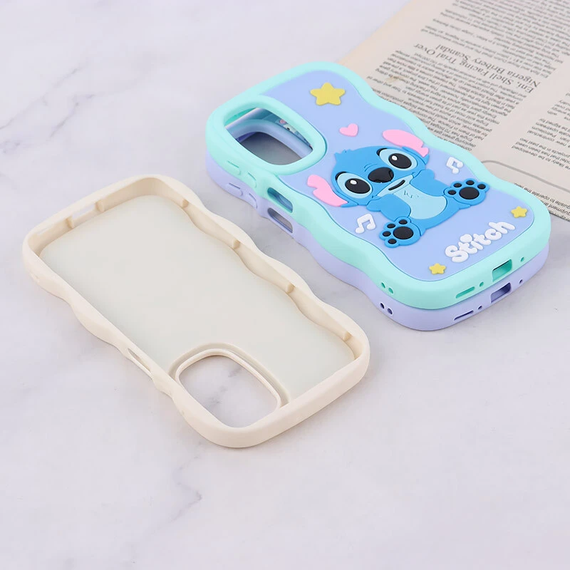 قاب موج دار سامسونگ Galaxy A26 عروسک برجسته طرح دار