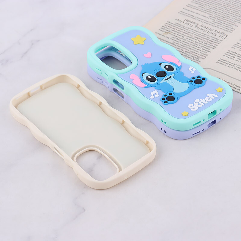 قاب موج دار سامسونگ Galaxy A26 عروسک برجسته طرح دار