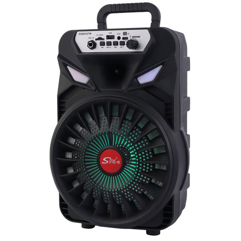 اسپیکر بلوتوثی سینگ ای ZQS8167W + میکروفون و ریموت کنترل