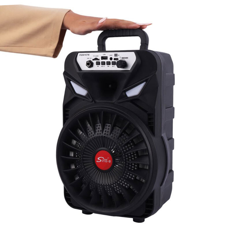 اسپیکر بلوتوثی سینگ ای ZQS8167W + میکروفون و ریموت کنترل