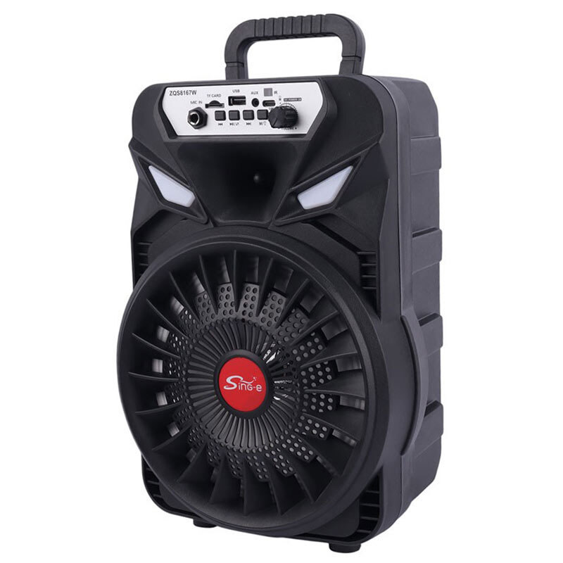 اسپیکر بلوتوثی سینگ ای ZQS8167W + میکروفون و ریموت کنترل
