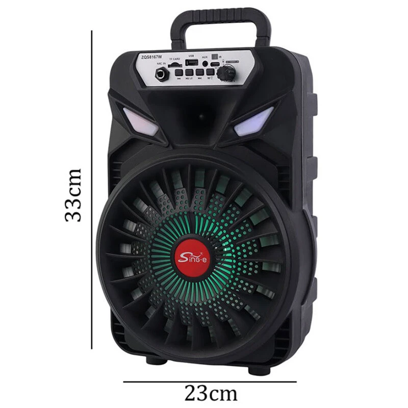 اسپیکر بلوتوثی سینگ ای ZQS8167W + میکروفون و ریموت کنترل