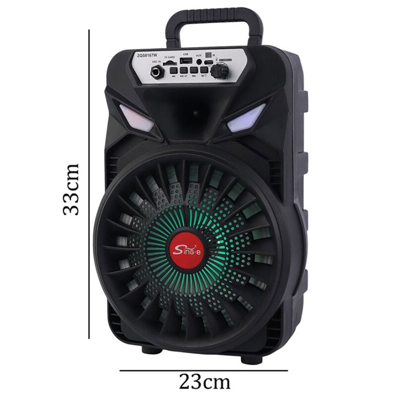 اسپیکر بلوتوثی سینگ ای ZQS8167W + میکروفون و ریموت کنترل