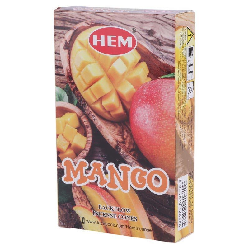 عود مخروطی انبه HEM بسته 10 عددی