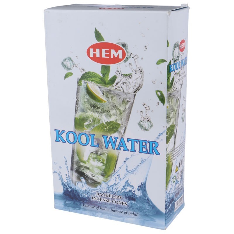 عود مخروطی کول واتر HEM بسته 10 عددی