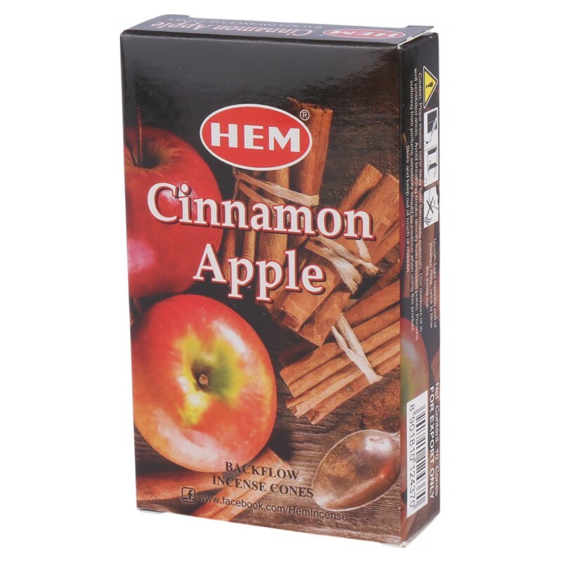 عود مخروطی سیب دارچینی HEM بسته 10 عددی