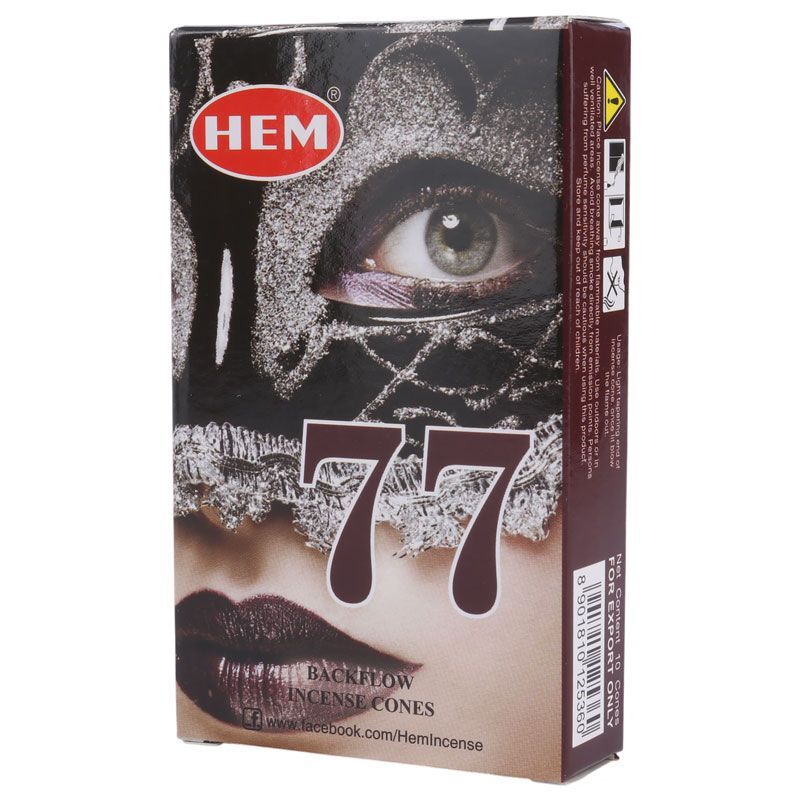 عود مخروطی هفتاد و هفت HEM بسته 10 عددی