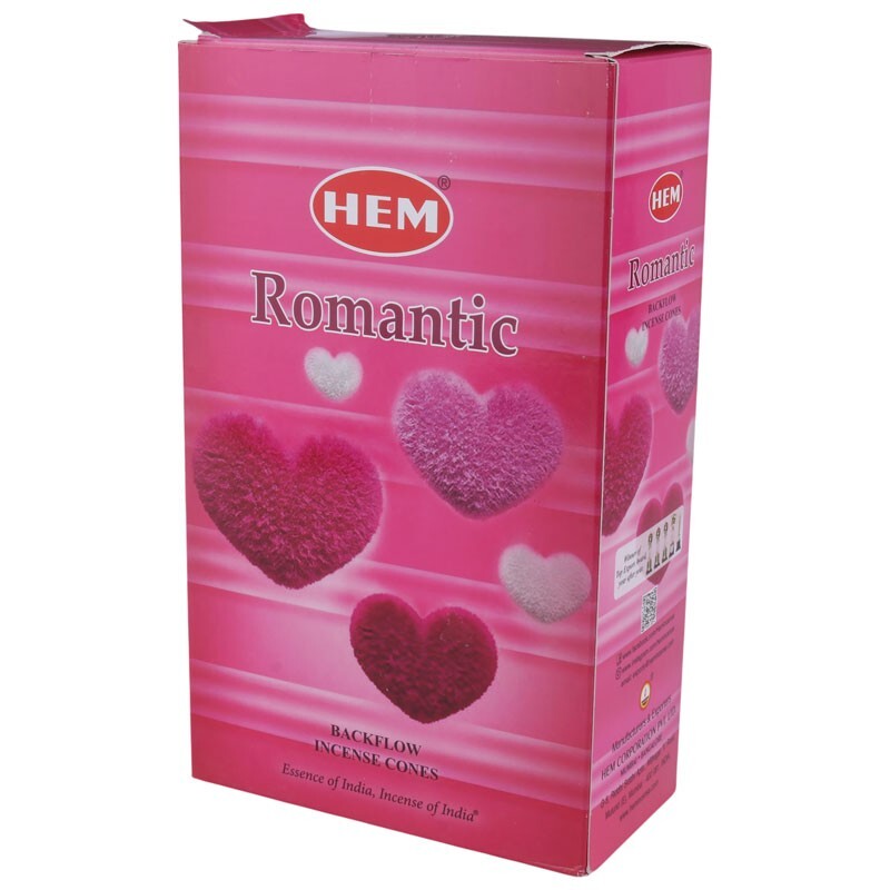 عود مخروطی رمانتیک HEM بسته 10 عددی