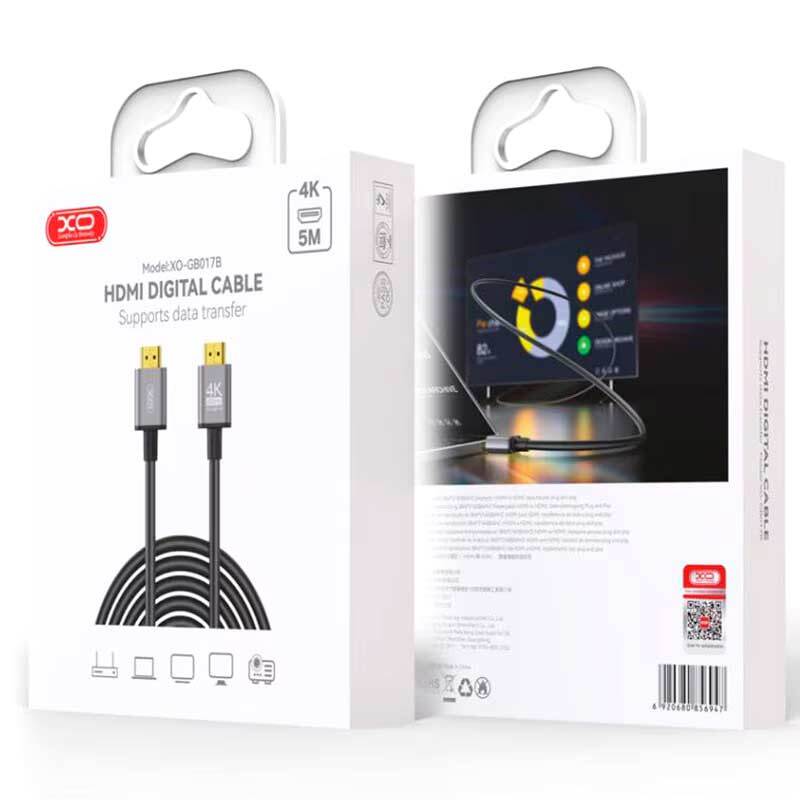 کابل HDMI 4K ایکس او XO-GB017B طول 5 متر