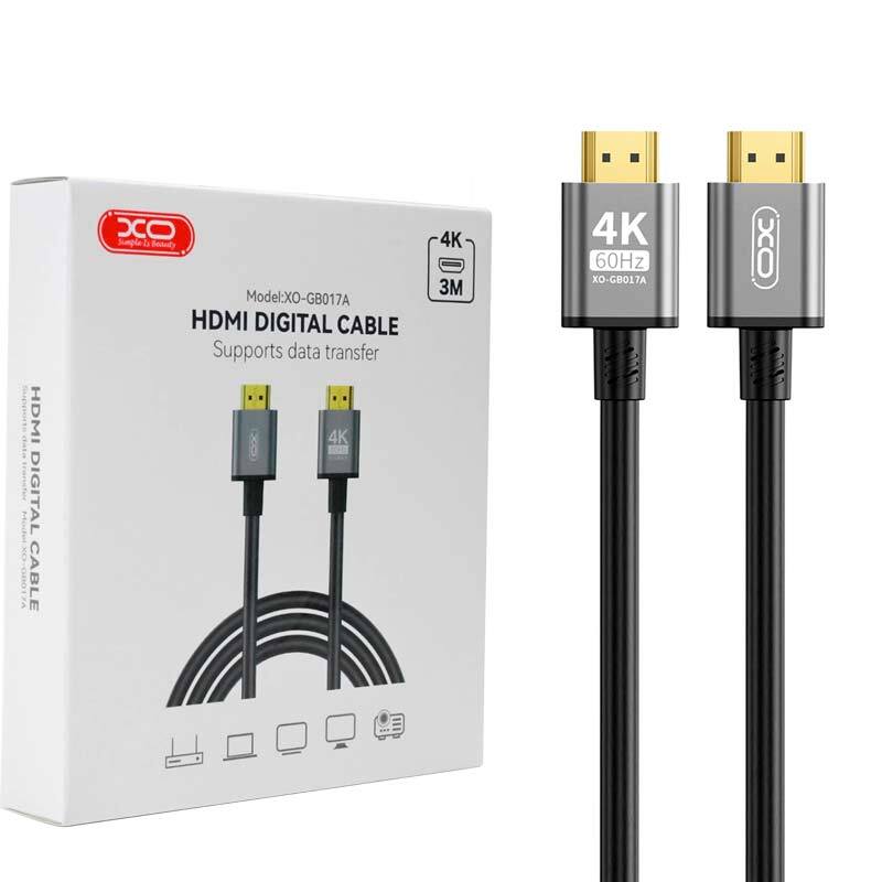 کابل HDMI 4K ایکس او XO-GB017A طول 3 متر