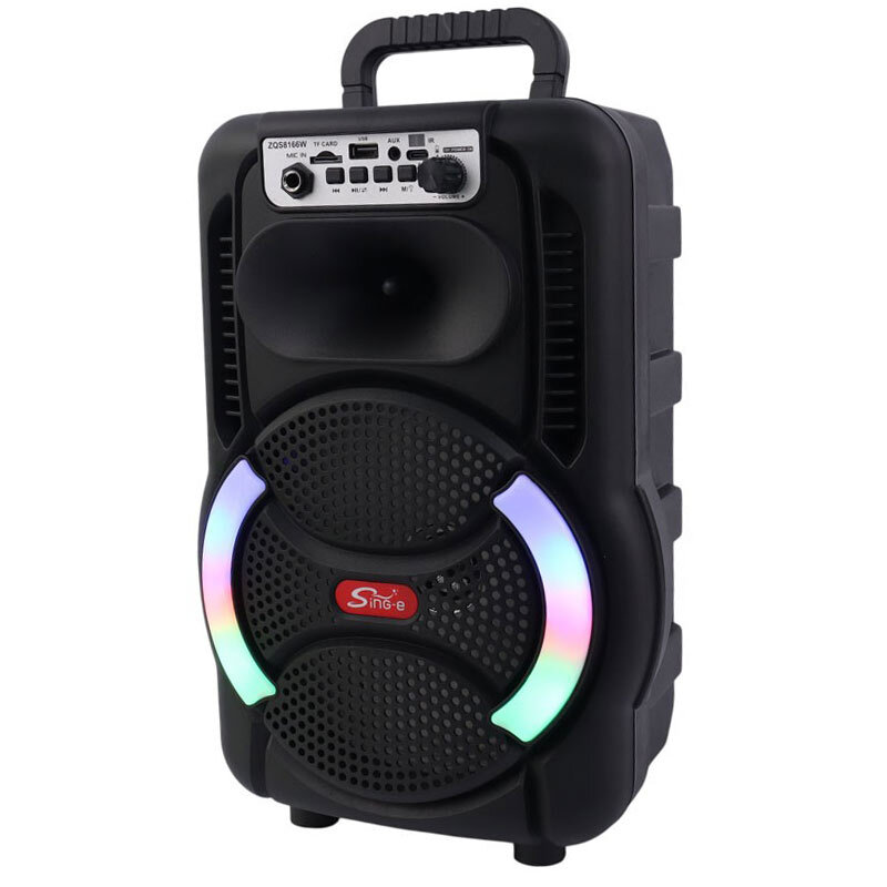 اسپیکر بلوتوثی سینگ ای ZQS8166W + میکروفون و ریموت کنترل