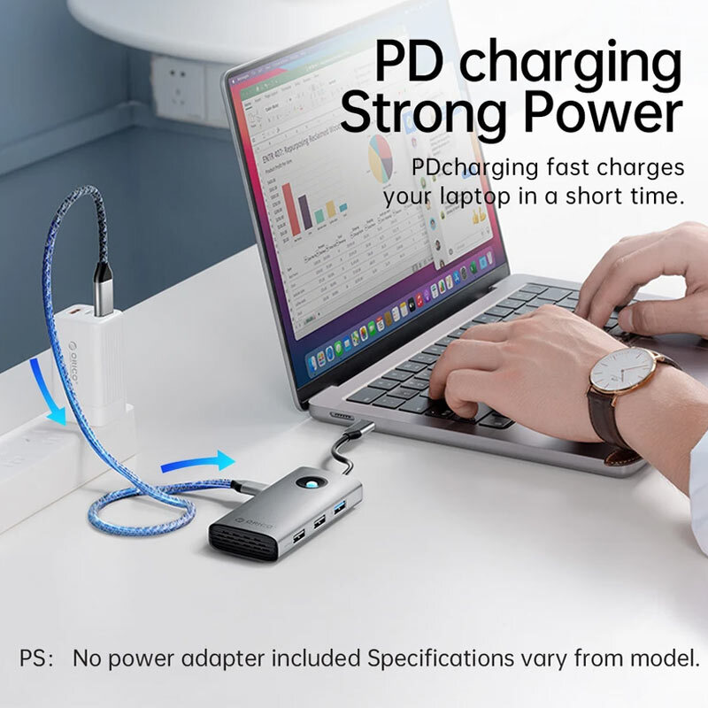هاب 5 پورت Type-C اوریکو PW11-5P