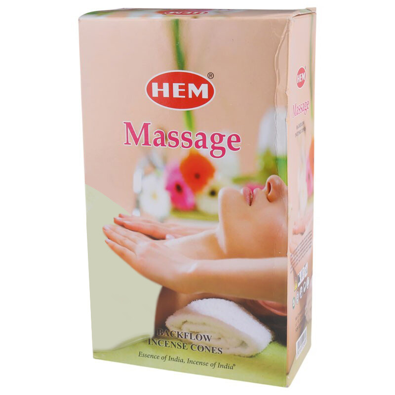 عود مخروطی ماساژ HEM بسته 10 عددی