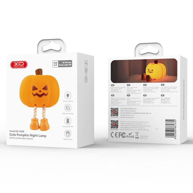 چراغ خواب طرح کدو تنبل هالوین ایکس او XO-OZ08