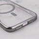 قاب طرح تیتانیوم شفاف Joyporodo مگ سیف iPhone 15 Pro Max
