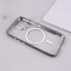 قاب طرح تیتانیوم شفاف Joyporodo مگ سیف iPhone 13 / 14