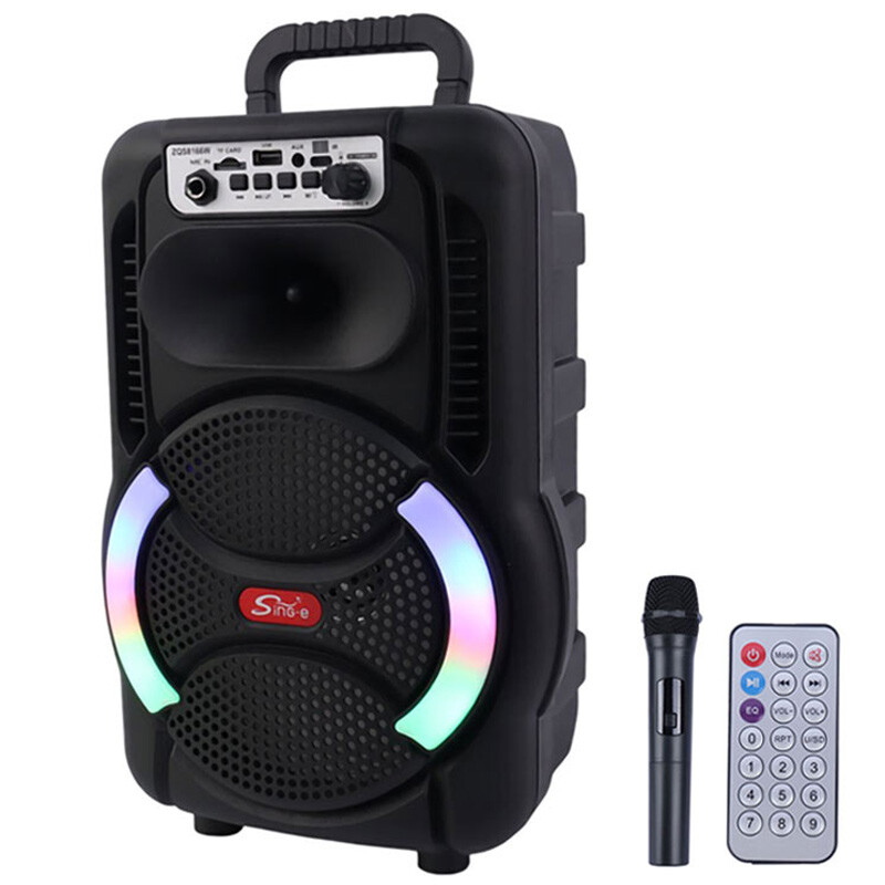 اسپیکر بلوتوثی سینگ ای ZQS8166W + میکروفون و ریموت کنترل