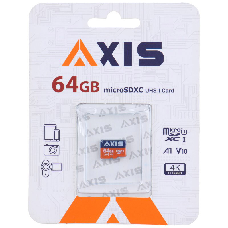 رم میکرو 64 گیگ اکسیس Axis A1 V10 U1 C10