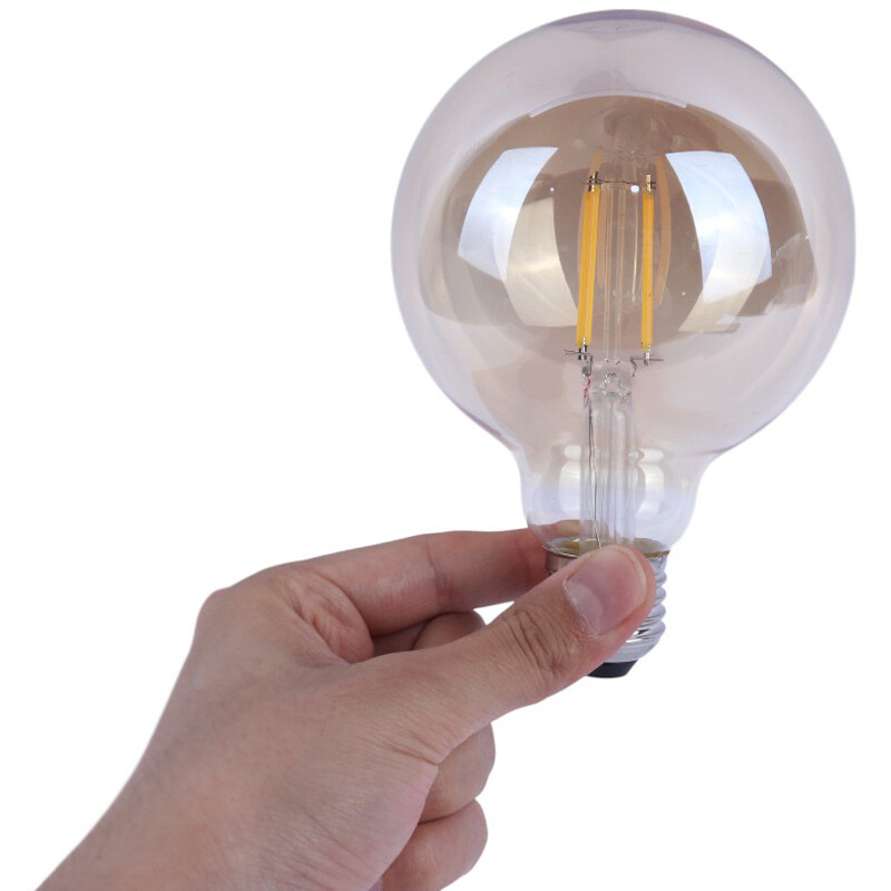 لامپ فیلامنتی حبابی 8 وات اپتونیکا IR-OP1408-G95 پایه E27