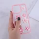 قاب اکلیلی آیفون iPhone 13 Pro نرگس صورتی برجسته