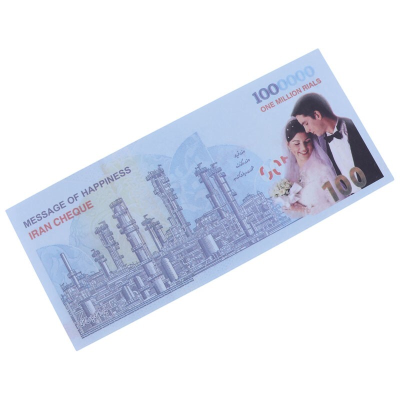 اسکناس تزئینی 100 هزار تومانی بسته 500 عددی