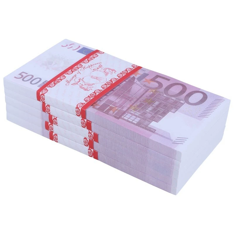 اسکناس تزئینی 500 یورویی بسته 500 عددی