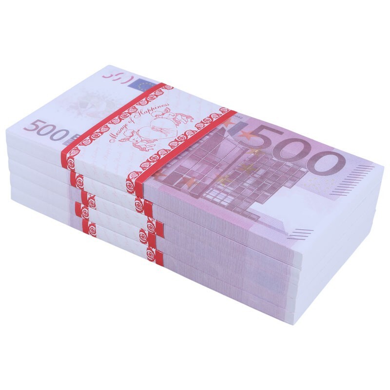 اسکناس تزئینی 500 یورویی بسته 500 عددی