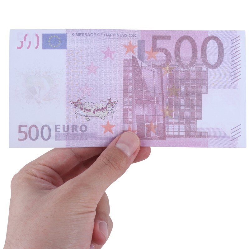 اسکناس تزئینی 500 یورویی بسته 500 عددی