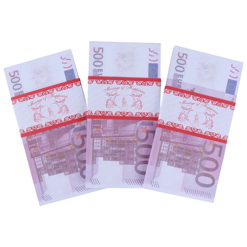 اسکناس تزئینی 500 یورویی بسته 500 عددی