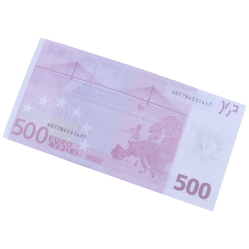 اسکناس تزئینی 500 یورویی بسته 500 عددی