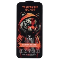 گلس آنتی استاتیک Tiger Tempered آیفون iPhone 15 Pro Max