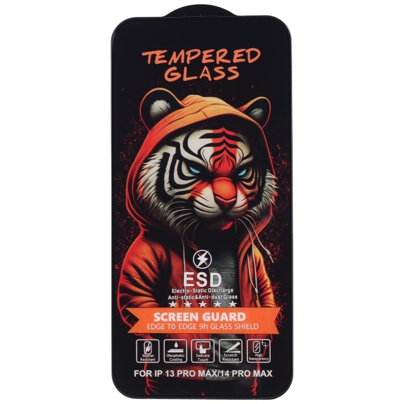 گلس آنتی استاتیک Tiger Tempered آیفون iPhone 14 Pro Max