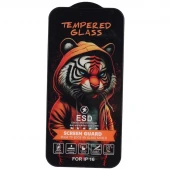 گلس آنتی استاتیک Tiger Tempered آیفون iPhone 15 / 16