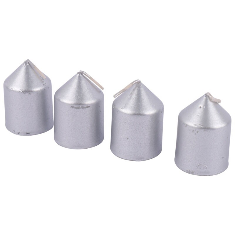 شمع استوانه ای سر کونیک ارکید قطر 3.5 سانتی متر بسته 4 عددی