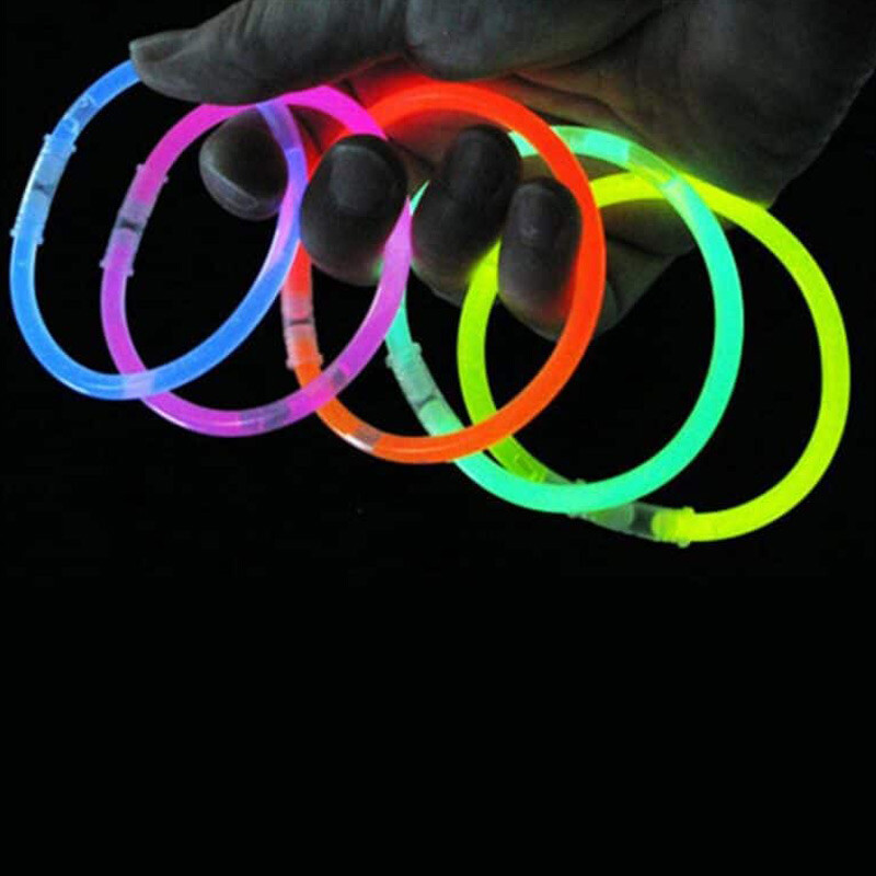 دستبند شبرنگ Glow Bracelet بسته 100 عددی