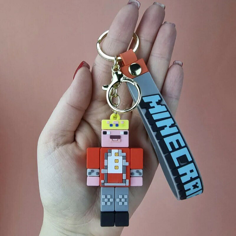 جاکلیدی سیلیکونی طرح Technoblade Mincraft