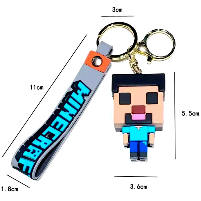 جاکلیدی سیلیکونی طرح Steve Mincraft