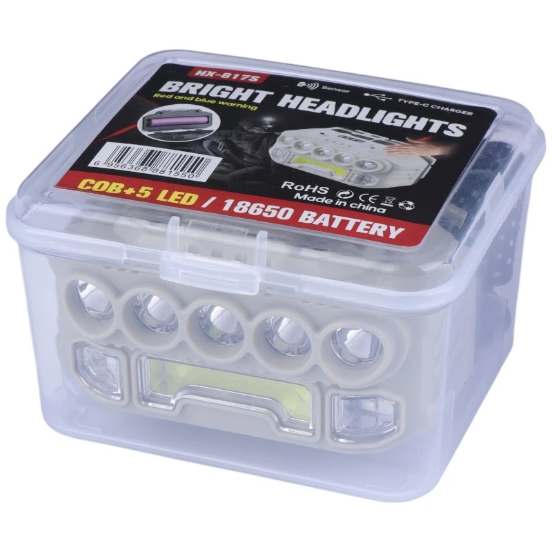 چراغ قوه پیشانی هدلایت شارژی HX-817S