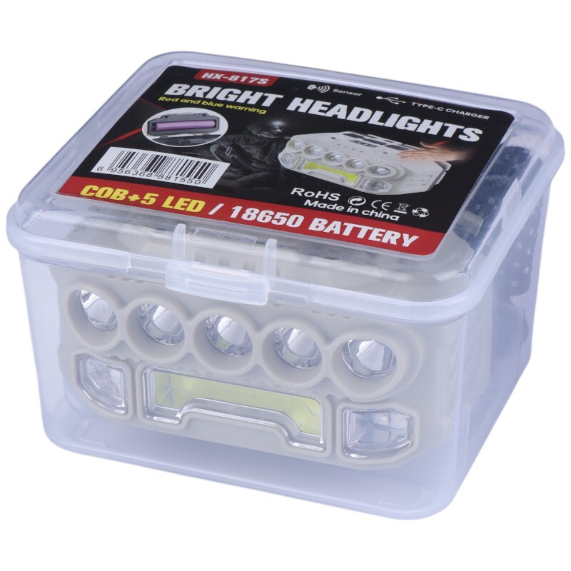 چراغ قوه پیشانی هدلایت شارژی HX-817S