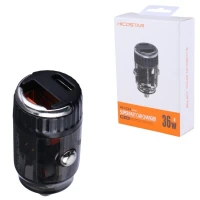 شارژر فندکی فست شارژ Hicostar HS-CC24 3A QC3.0 PD 36W