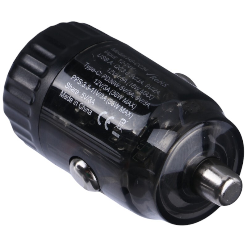 شارژر فندکی فست شارژ Hicostar HS-CC24 3A QC3.0 PD 36W