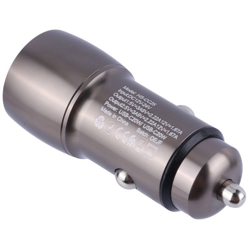 شارژر فندکی فست شارژ Hicostar HS-CC25 3A PD 20W