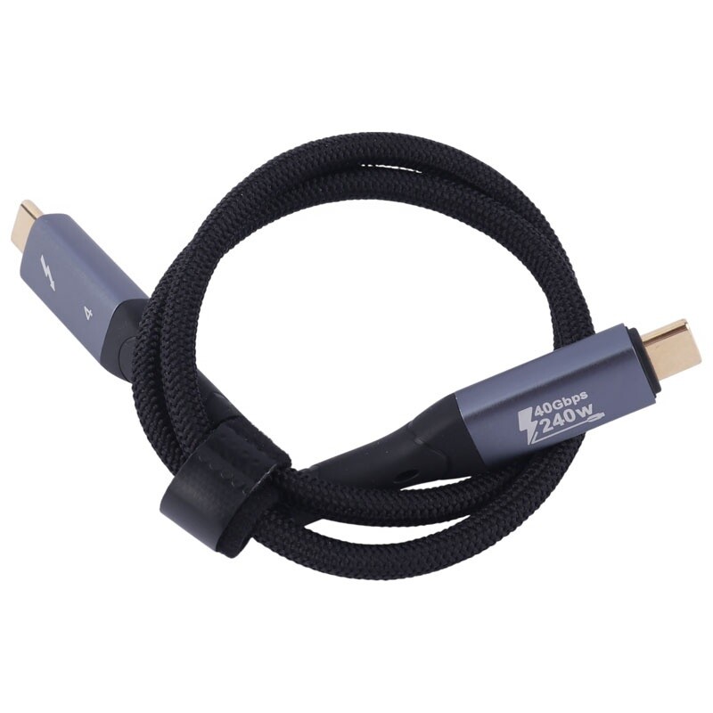 کابل تبدیل فست شارژ Ldnio TC-10C Type-C to Type-C 5A 240W 0.5m